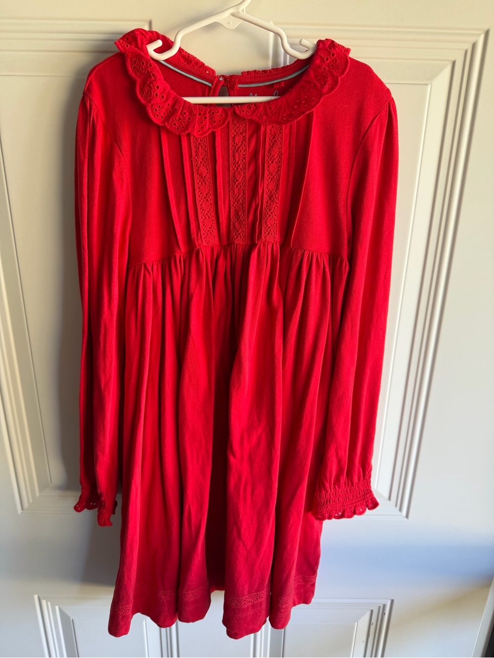 New Mini Boden girls' red dress size 9-10